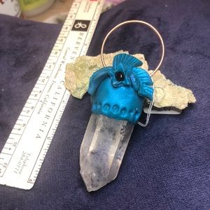 Brazilian Quartz onyx and copper Unisex